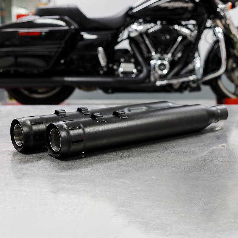 Loose Cannon Slip-On Mufflers for 2017-later Touring, Black