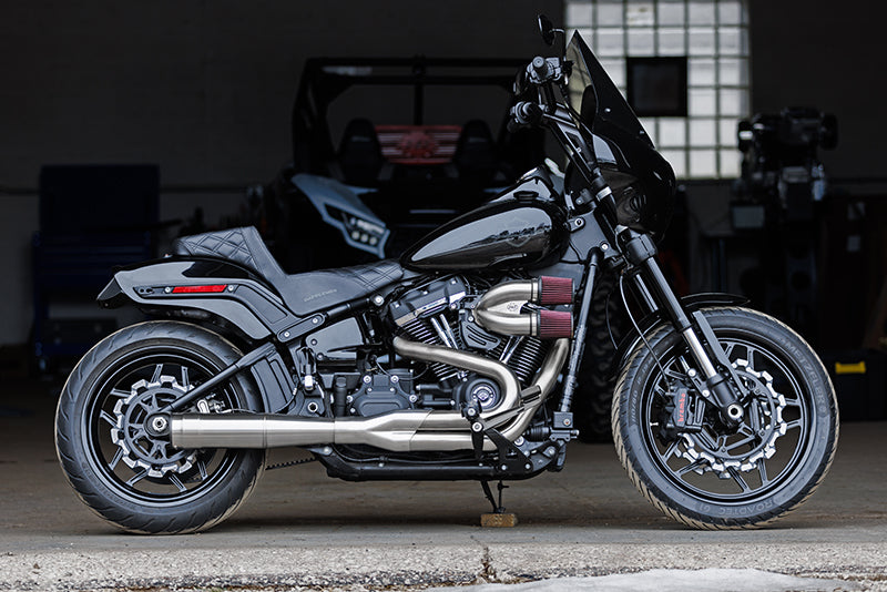 Grand Prix 2:1 Exhaust System For M8 Softail® Models, with Standard Chassis - Stainless Steel