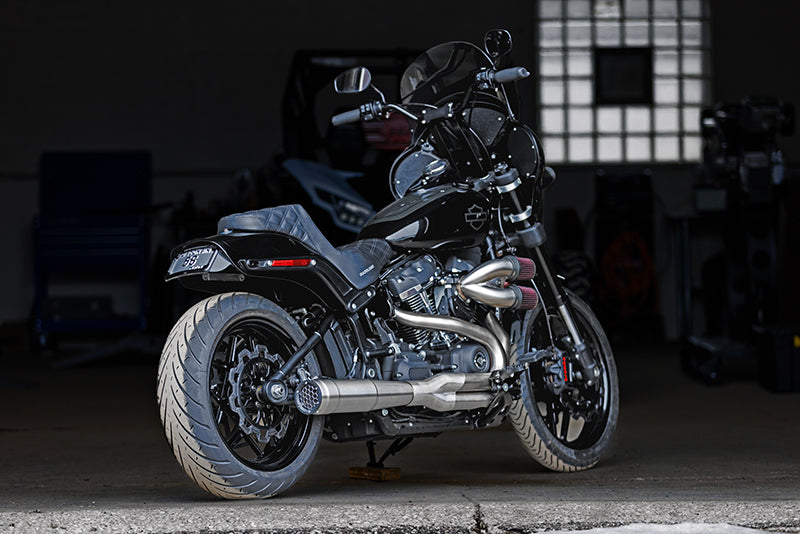 Grand Prix 2:1 Exhaust System For M8 Softail® Models, with Standard Chassis - Stainless Steel